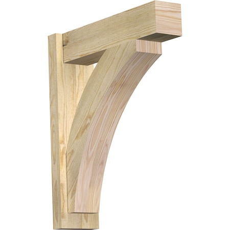 Thorton Block Rough Sawn Outlooker, Douglas Fir, 6W X 22D X 26H